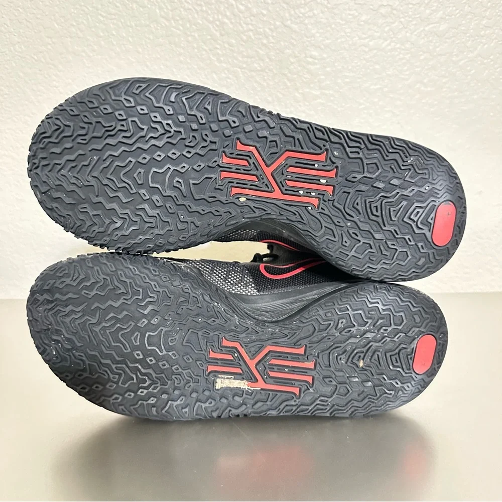 Nike Kyrie 7 Black Red Air Zoom Turbo Basketball Shoes Men’s Size 10 CQ9326-001 - Picture 10 of 11